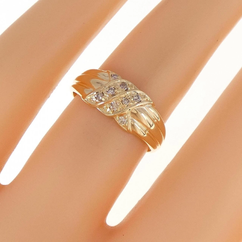 Nhẫn kim cương K18YG 0.08CT - Hàng hiệu Authentic 855911