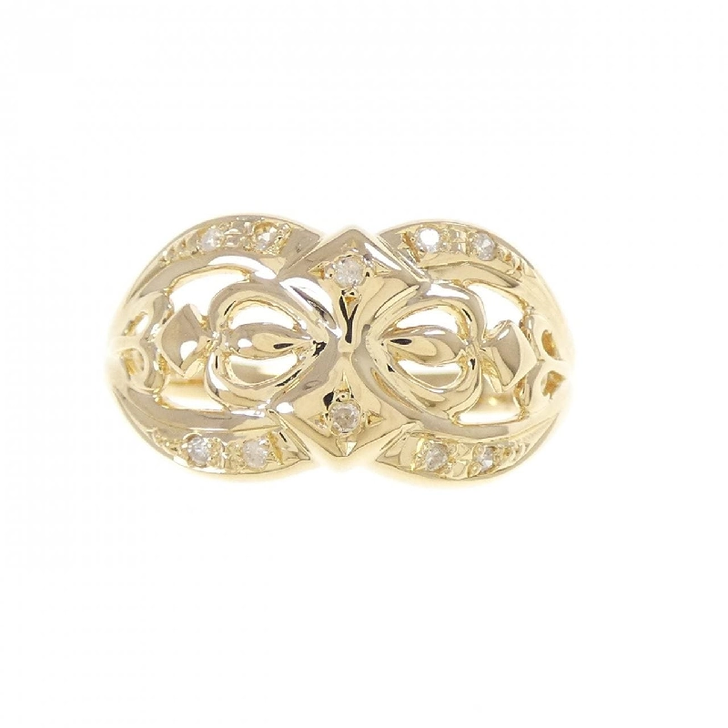 Nhẫn kim cương K18YG 0.05CT - Hàng hiệu chính hãng 849619