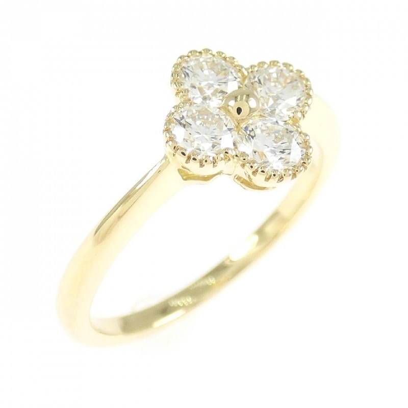 Nhẫn kim cương K18YG 0.551CT D VS2-SI1 VG - Hàng hiệu Chính hãng 874193