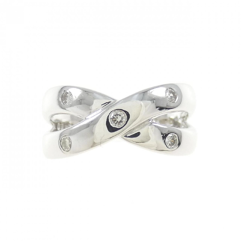 Nhẫn kim cương K18WG 0.10CT 671371