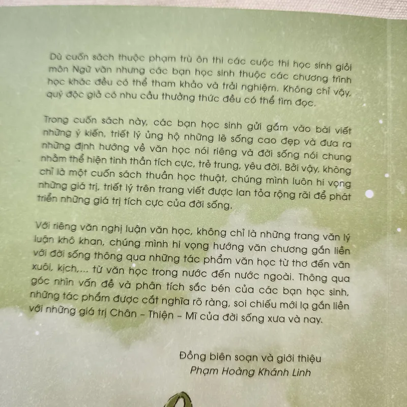 Tuyển tập những bài văn của học sinh giỏi quốc gia 2018-2024 | Phạm hoàng khánh linh 696281