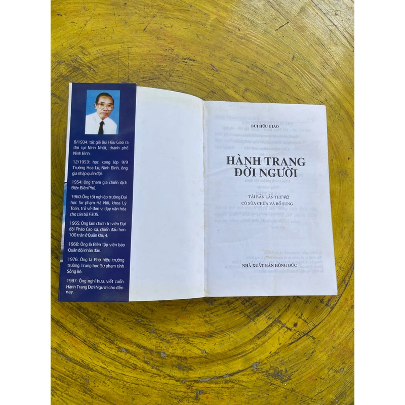 HÀNH TRANG ĐỜI NGƯỜI- BÙI HỮU GIAO 530825