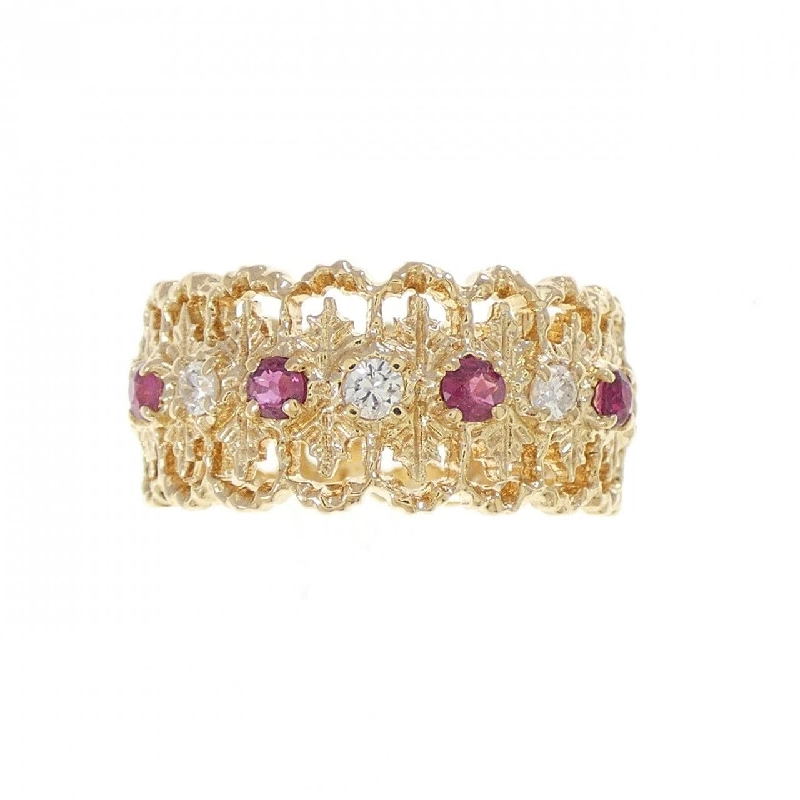 Nhẫn Ruby K18YG - Hàng hiệu Chính hãng 849903