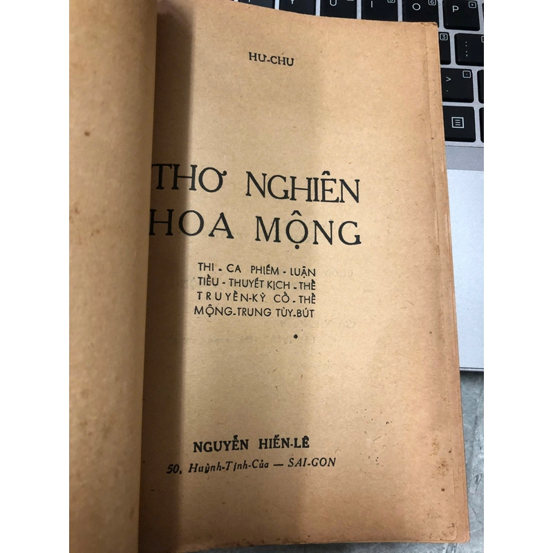 THƠ NGHIÊN HOA MỘNG - HƯ CHU 455578