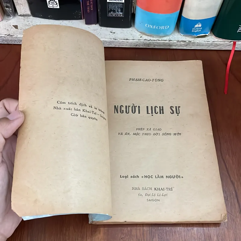 II Sách Xưa: Người Lịch Sự (Sách Học Làm Người) - Phạm Cao Tùng 562333