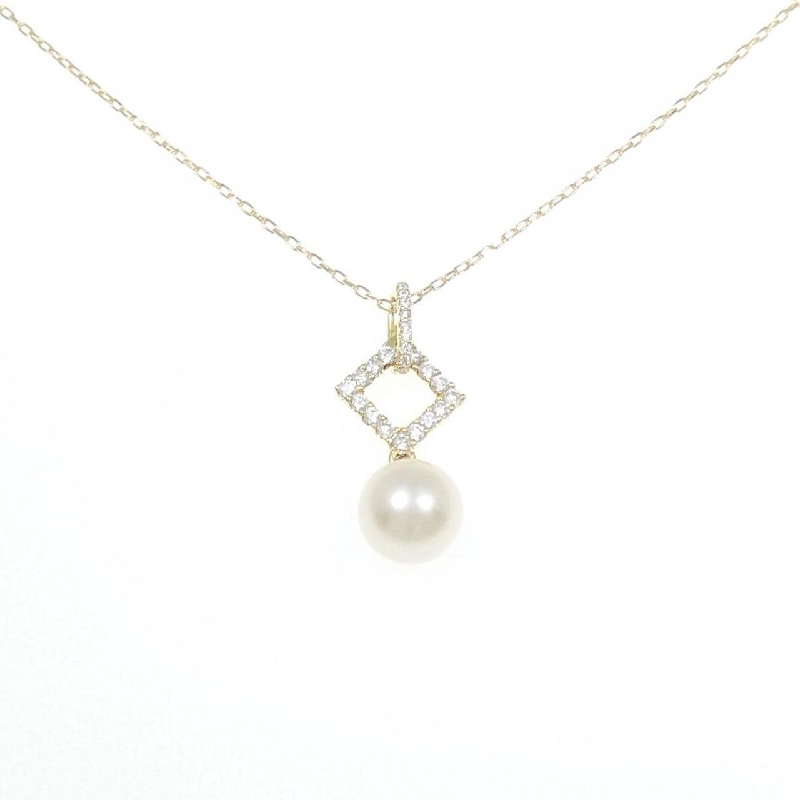 K18YG Ngọc trai Akoya Dây chuyền 8mm - Hàng hiệu Chính hãng 858117