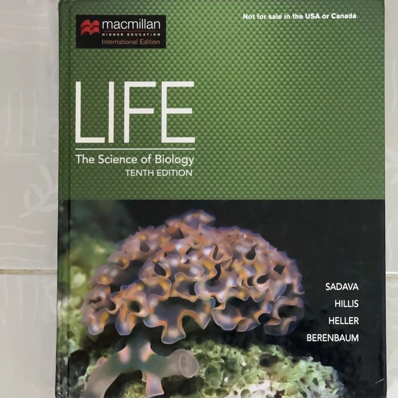 Liife, the science of biology, ten edition, Macmillan. Mua tại Châu Âu 549669