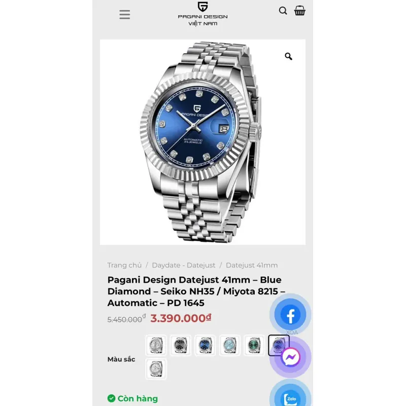 Pagani design đâyte Size 41 792246