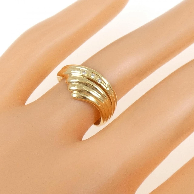 Nhẫn kim cương K18YG 0.03CT - Hàng hiệu Authentic 848491