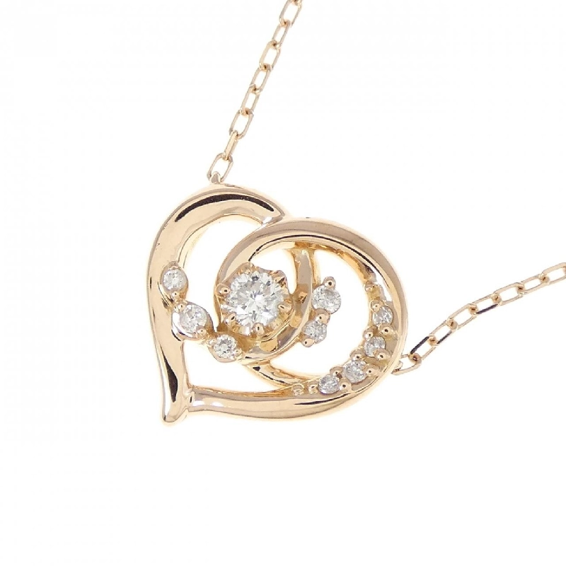 4゜C Hình trái tim Kim cương Dây chuyền - Hàng hiệu Chính hãng 843584