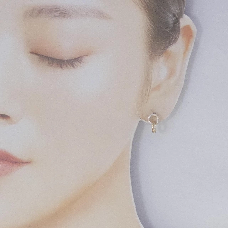 K18YG Bông tai kim cương 0.40CT - Hàng hiệu Chính hãng 867475