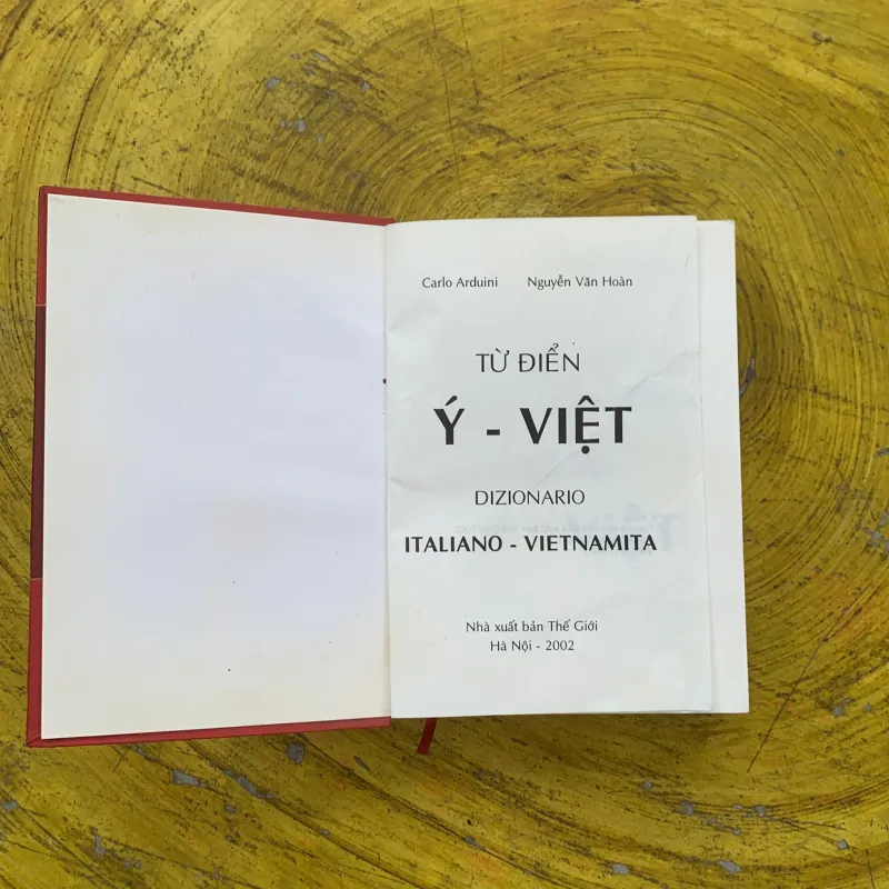TỪ ĐIỂN Ý - VIỆT - CARLO ARDUINI & NGUYỄN VĂN HOÀN 797295