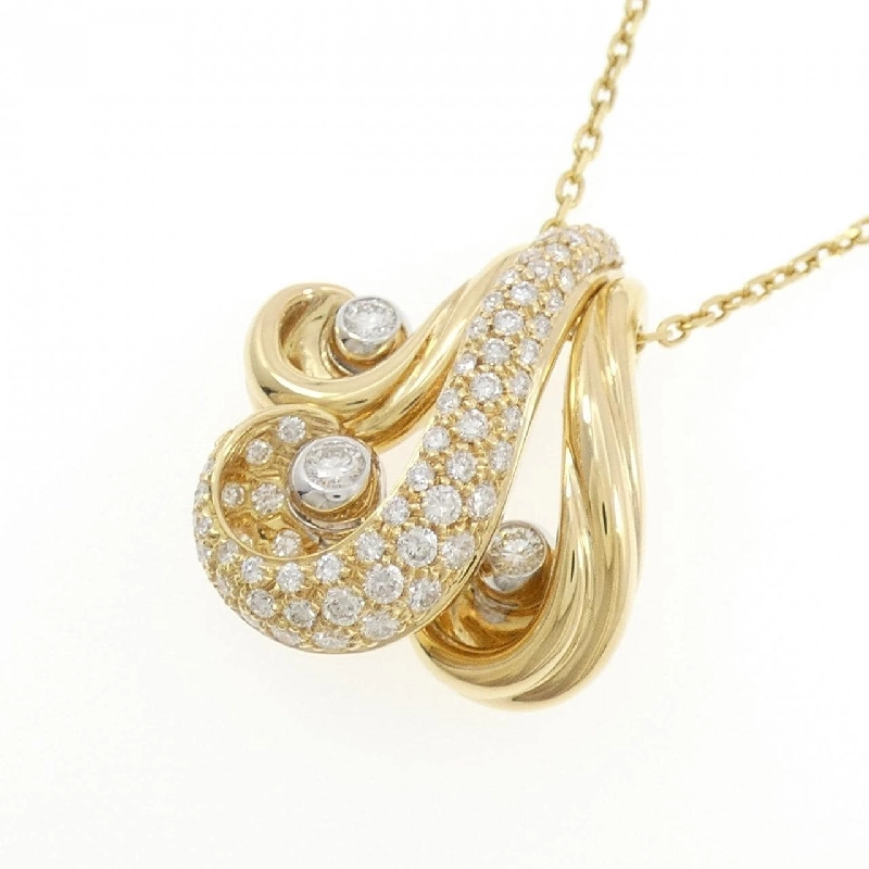 Dây chuyền kim cương 750YG/750WG/K18 1.15CT - Hàng hiệu Authentic 845550