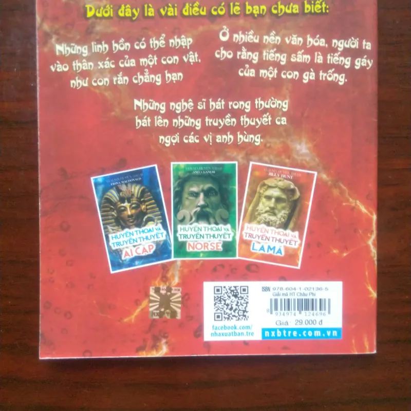 [Sách] Huyền Thoại & Truyền Thuyết La Mã + Ai Cập + Norse + Châu Phi (Full Color Bộ 4 Tập) 797870