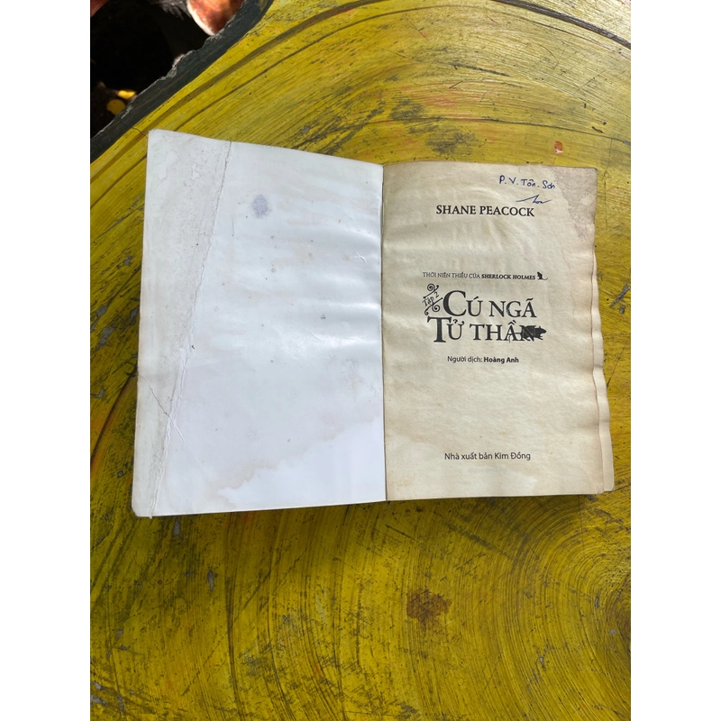 CÚ NGÃ TỬ THẦN- THỜI NIÊN THIẾU CỦA SHERLOCK HOLMES-Shane Peacock 533708