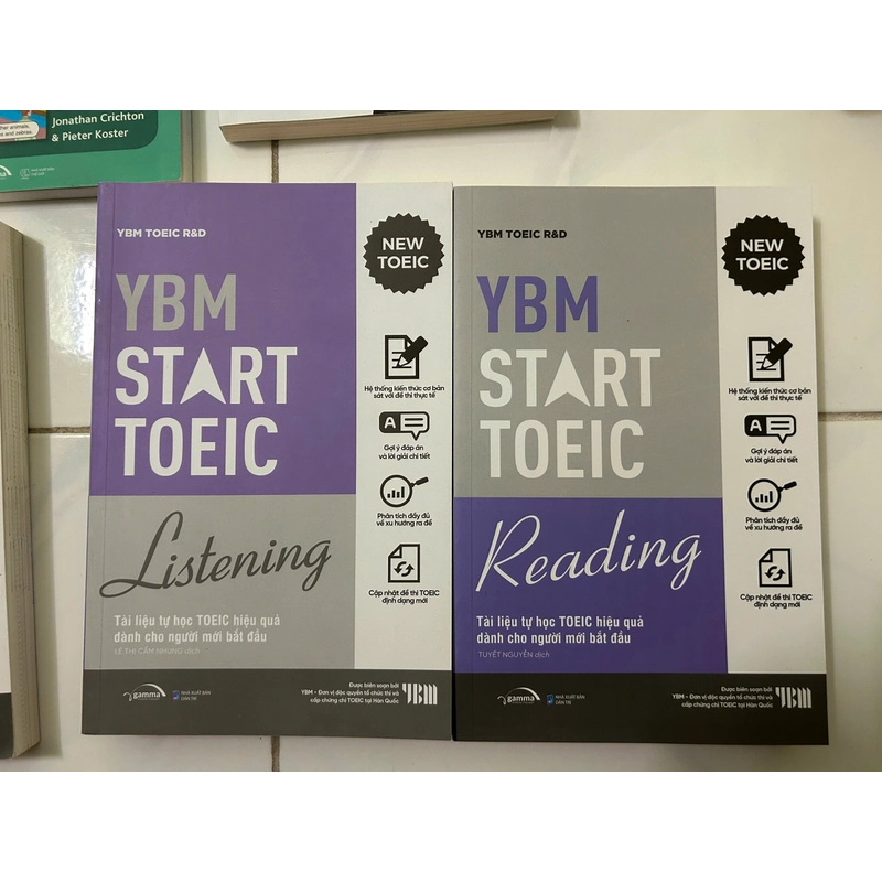 Combo YBM TOEIC Start Reading + YBM TOEIC Start Listening 522370