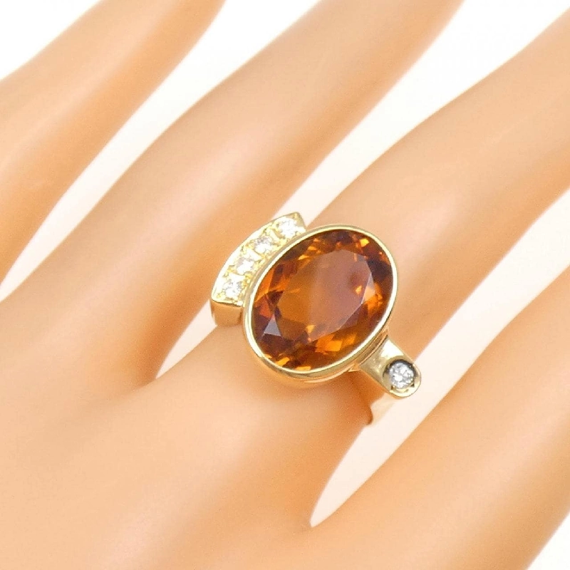 Nhẫn Citrine K18YG - Hàng hiệu Chính hãng 852537