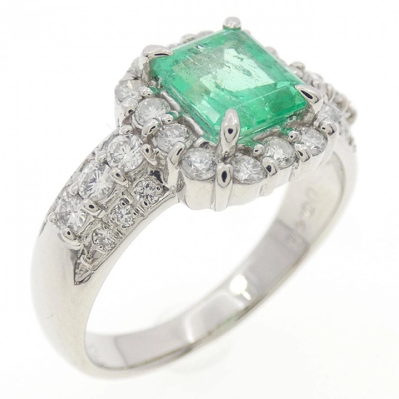 Nhẫn Emerald PT900 0.92CT - Hàng hiệu Chính hãng 852635