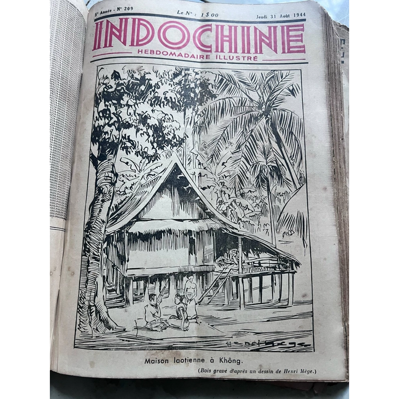 Tuần san Indochine Hebdomadaire Illustré (TẠP CHÍ INDOCHINE) 459691
