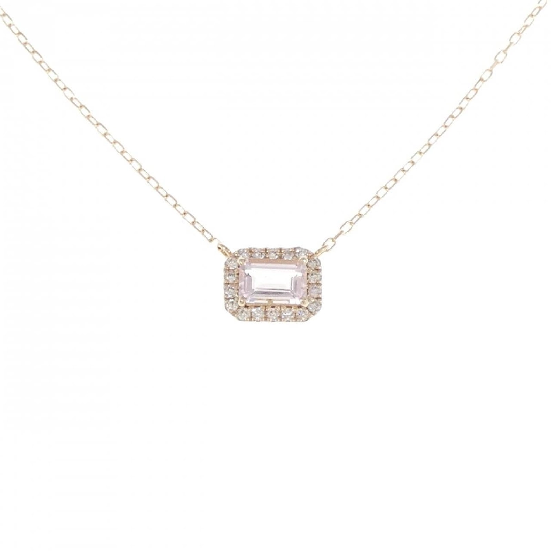 K18PG Morganite Necklace 0.51CT - Hàng hiệu Chính hãng 861412
