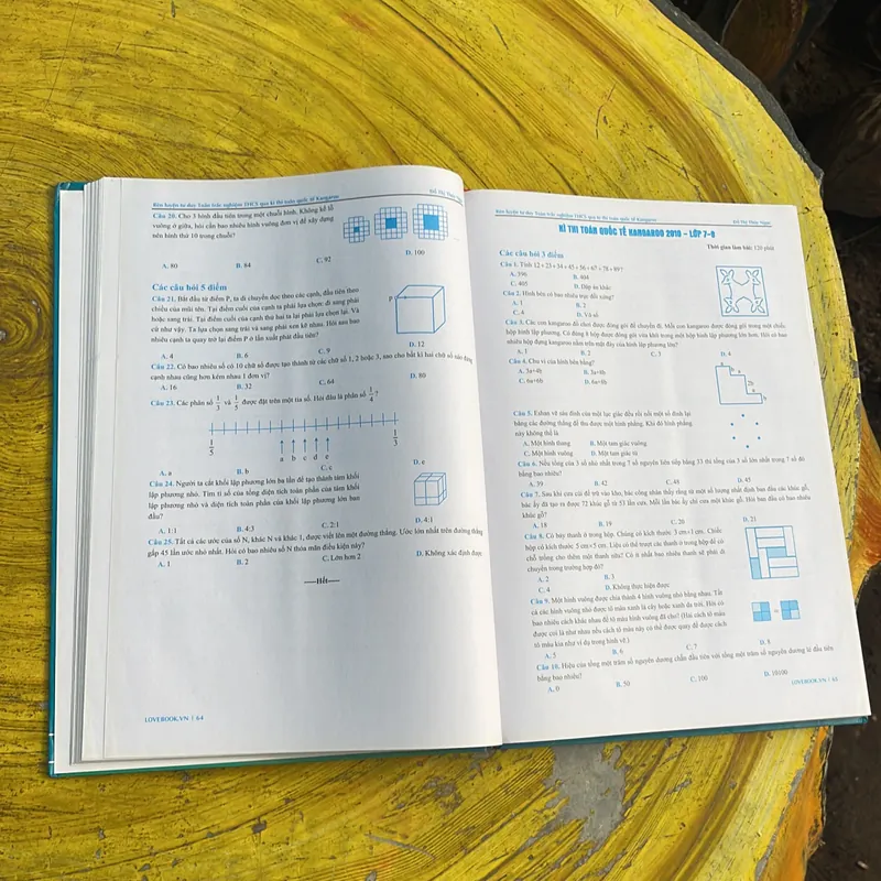 RÈN LUYỆN TƯ  DUY TOÁN TRẮC NGHIỆM THCS QUA KÌ THI TOÁN QUỐC TẾ KANGAROO SONG NGỮ ANH - V 734096