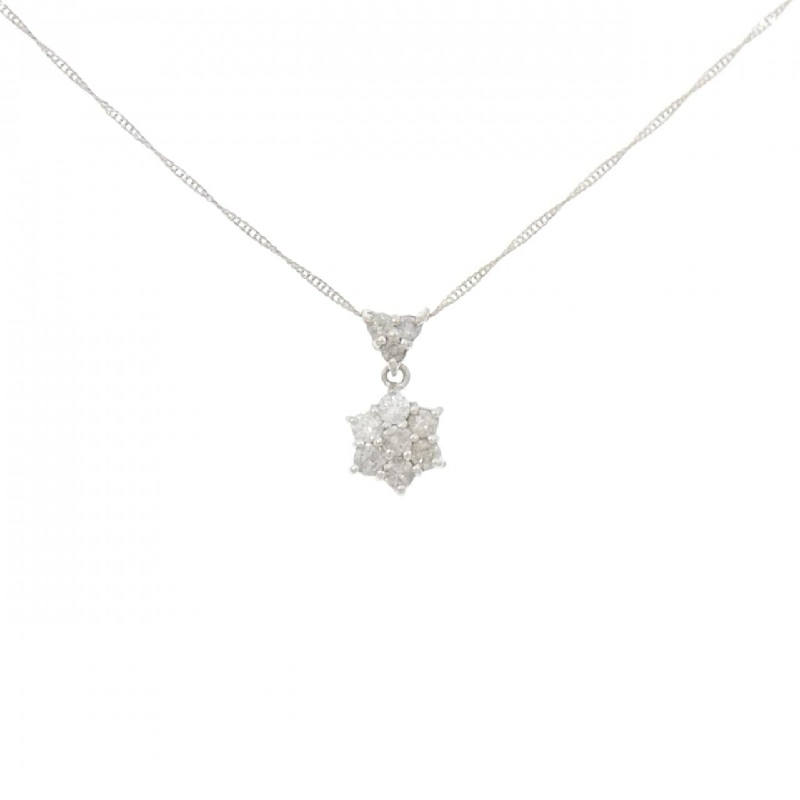 K18WG Dây chuyền kim cương 0.3CT - Hàng hiệu Chính hãng 857982