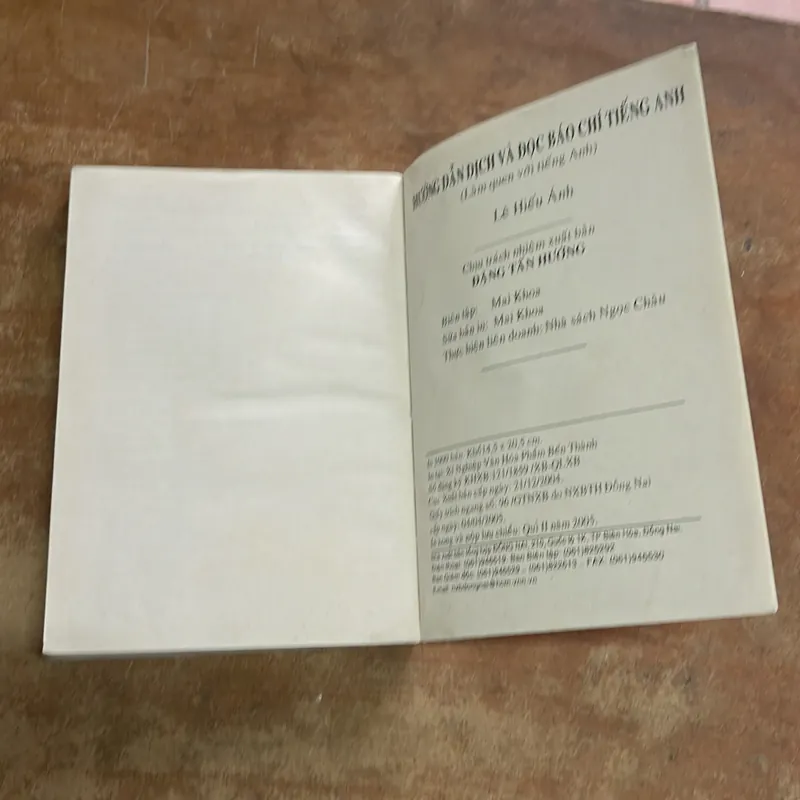 HƯỚNG DẪN DỊCH VÀ ĐỌC BÁO CHÍ TIẾNG ANH- LÊ HIẾU ÁNH 602062