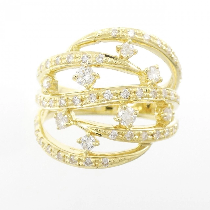 Nhẫn kim cương K18YG 0.60CT 671828