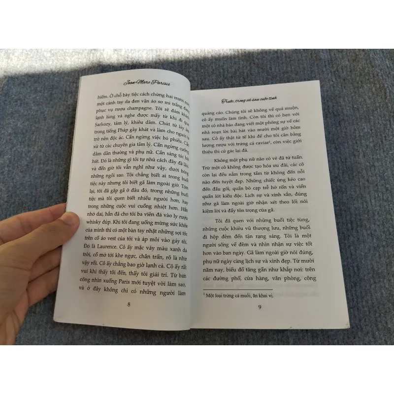 TRƯỚC, TRONG VÀ SAU CUỘC TÌNH - JEAN - MARC PARISIS 574349