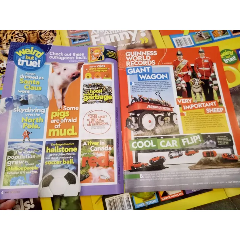 Combo 18 cuốn tạp chí khoa học tiếng Anh Nat Geo cho bé 732926