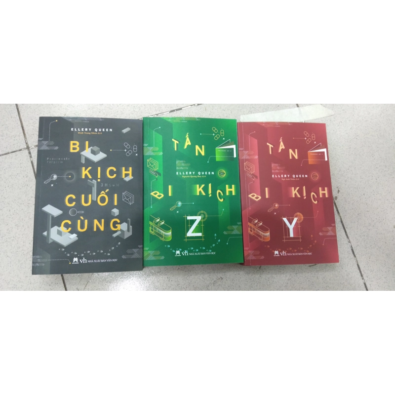 Trọn bộ 3 cuốn của tác giả Ellery Queen 271058