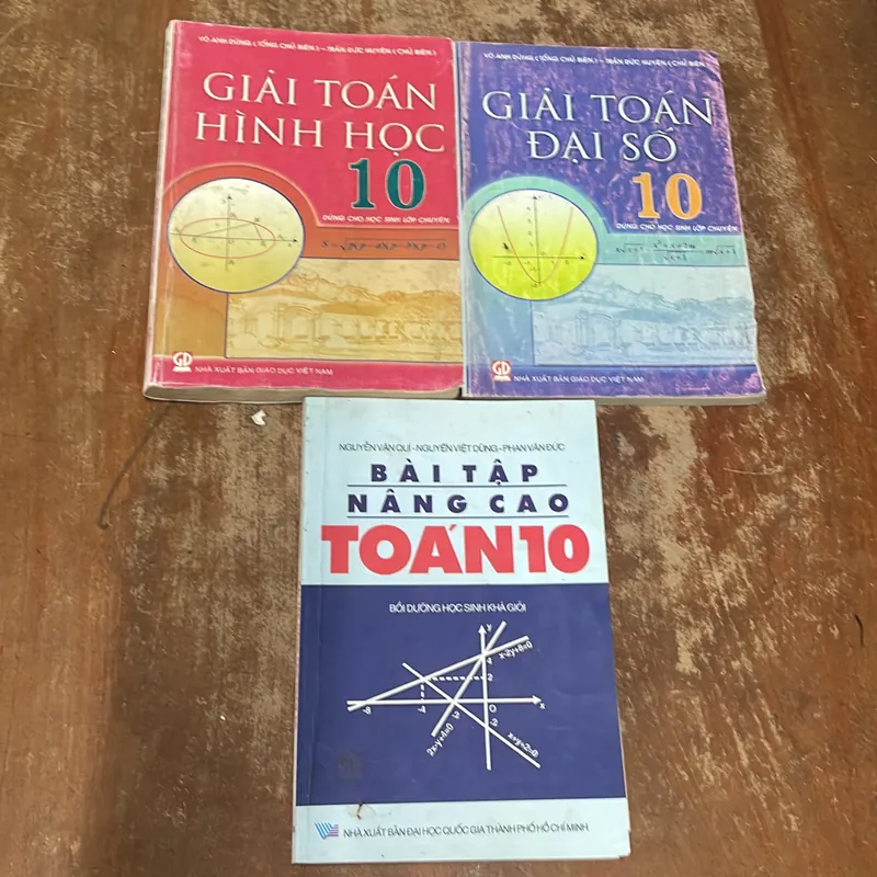 BỘ SÁCH TOÁN 10 NÂNG CAO 3 cuốn- GIẢI TOÁN HÌNH HỌC & ĐẠI SỐ- BÀI TẬP NÂNG CAO 733801