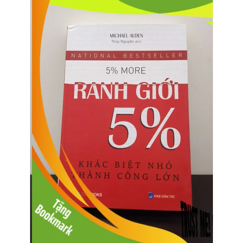 (TẶNG BOOKMARK) Ranh Giới 5% Michael Alden New 95% RBK.ASB2202 951197