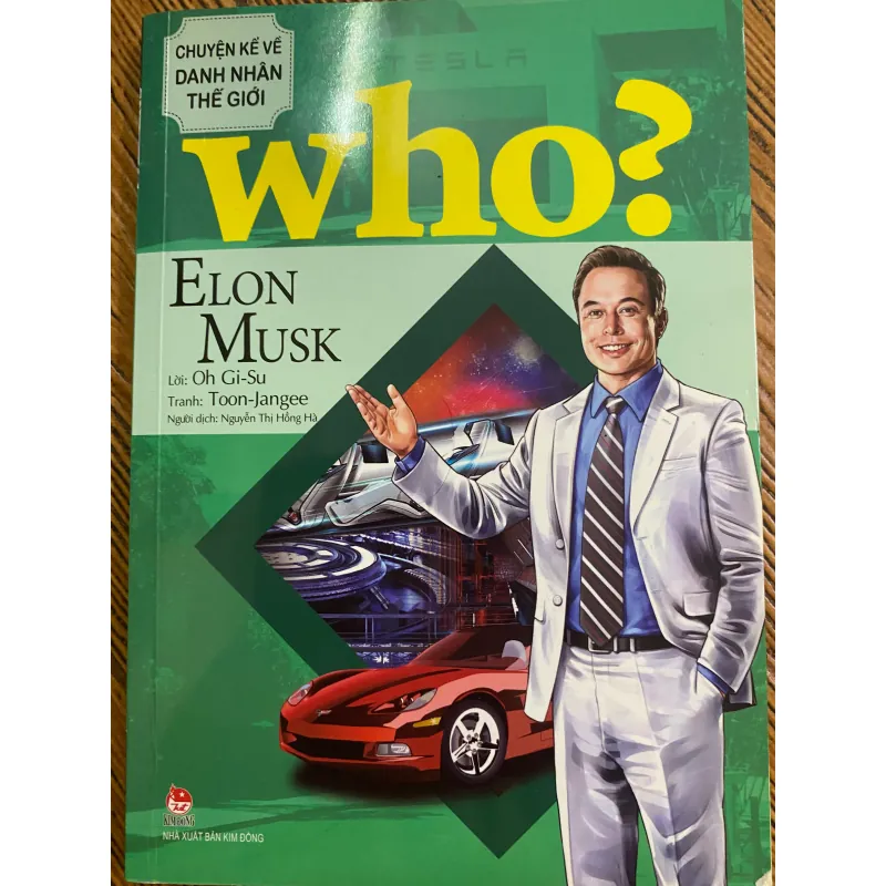 Sách Truyện tranh bản Dành cho Trẻ Em - Elon Musk nội dung về khoa học và công nghệ 972460