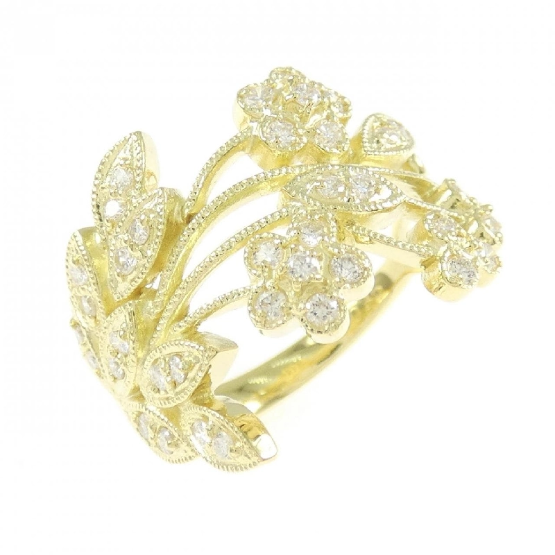 Nhẫn kim cương hoa K18YG 0.35CT - Hàng hiệu chính hãng 850162