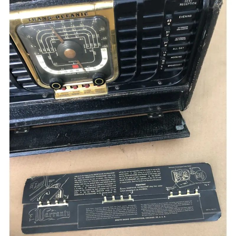 Đài xưa ZENITH năm sản xuất 1947  m1 960927