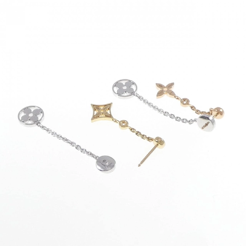 Bông tai Louis Vuitton Buckle Doreille Monogram Idylle - Hàng hiệu Chính hãng 665420