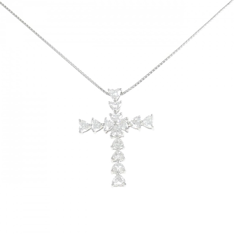 Dây chuyền kim cương PT900/PT850 2.016CT E-F VVS1-SI1 hình trái tim - Hàng hiệu Authentic 875770