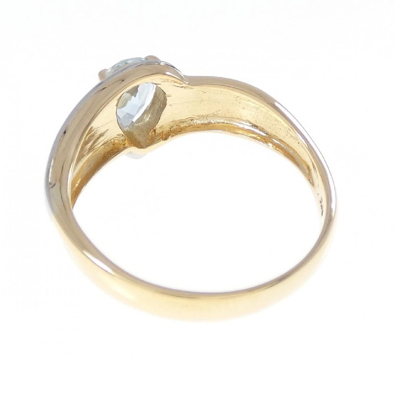 Nhẫn Aquamarine K18YG/PT900 0.54CT - Hàng hiệu Chính hãng 851380