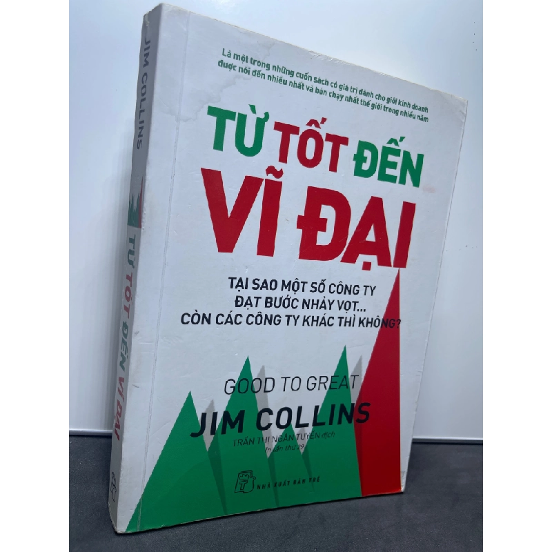 Từ tốt đến vĩ đại 2019 mới 80% ố ẩm nhẹ góc bìa sách Jim Collins HPB1607 KỸ NĂNG 188226