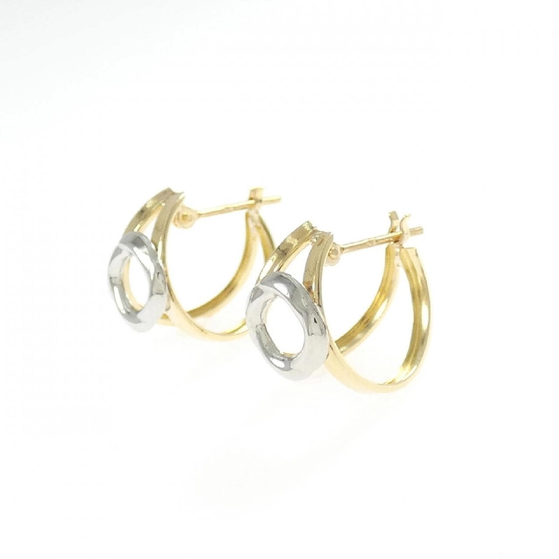 K18YG/PT900 Bông tai - Hàng hiệu Authentic 871616