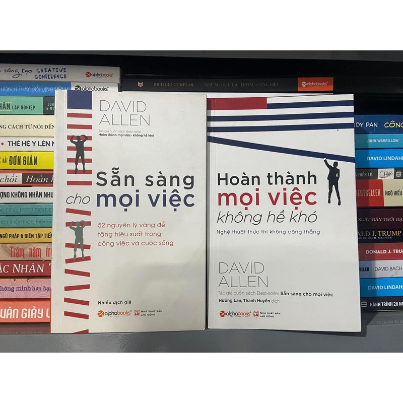 Combo 2c của tác giả David Allen  Sẵn sàng cho mọi việc Hoàn thành mọi việc đã bắt đầu 147961