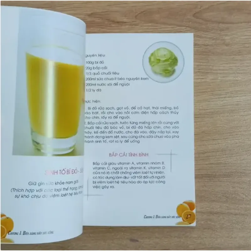 4 quyển sách - Trà thảo dược, Nước trái cây, Tác dụng rau củ, Làm đẹp bằng rau củ 974514