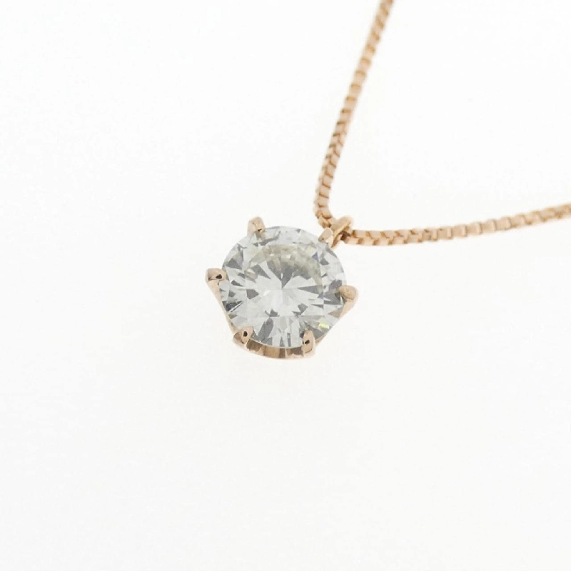 K18PG Solitaire Dây chuyền kim cương 0.310CT - Hàng hiệu Chính hãng 865465