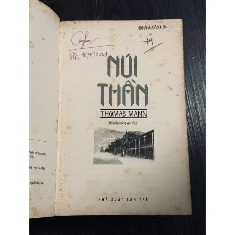 Trọn bộ núi thần - Thomas Mann (bản in cũ) 598702