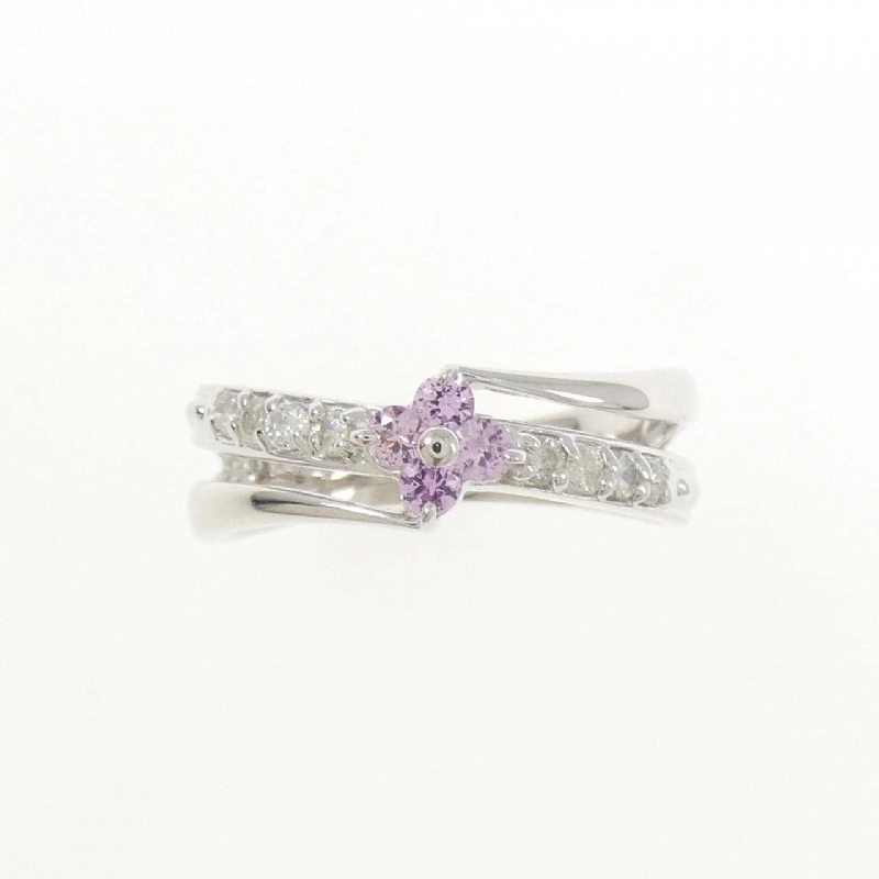 Nhẫn Sapphire Hoa K14WG - Hàng hiệu Chính hãng 849058