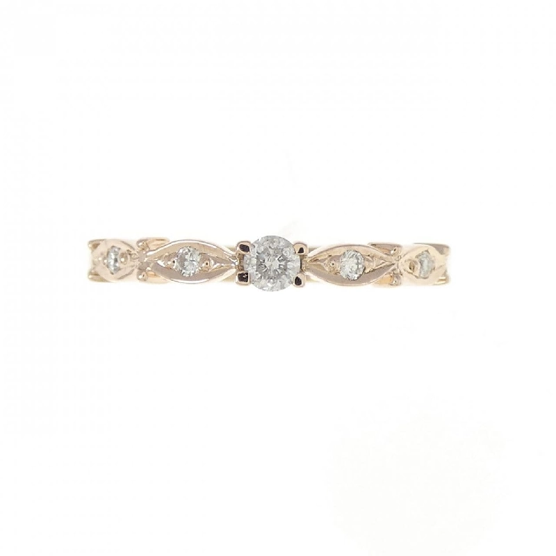 Nhẫn kim cương K18PG 0.14CT - Hàng hiệu Authentic 856201