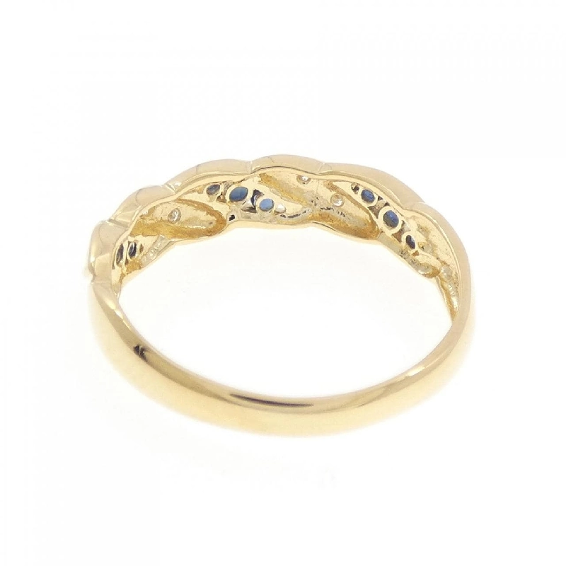 Nhẫn Sapphire K18YG - Hàng hiệu Authentic 850639