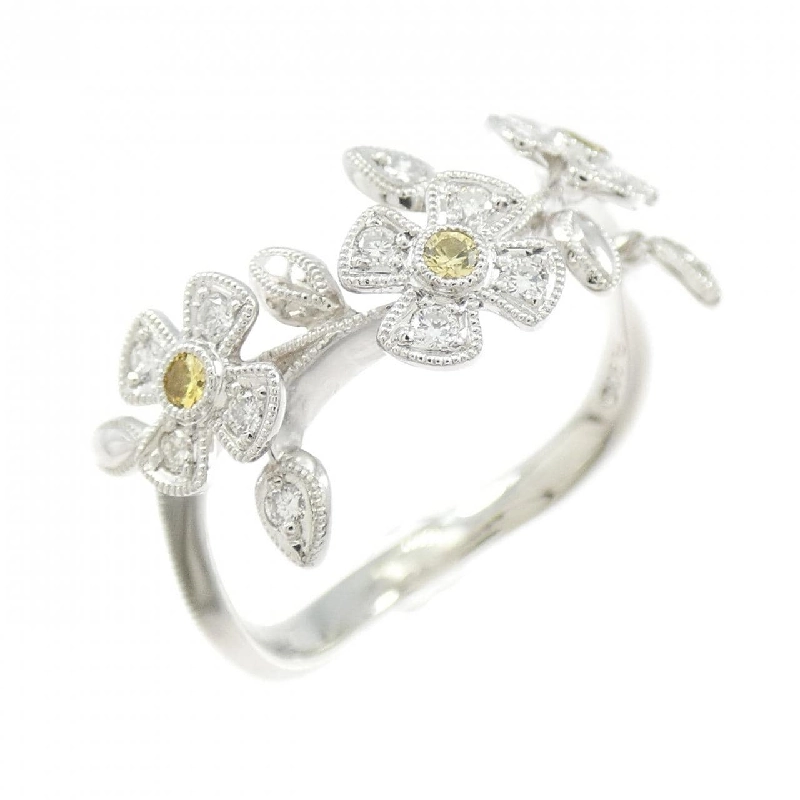 Nhẫn Sapphire Hoa PT900 0.07CT - Hàng hiệu Chính hãng 851777