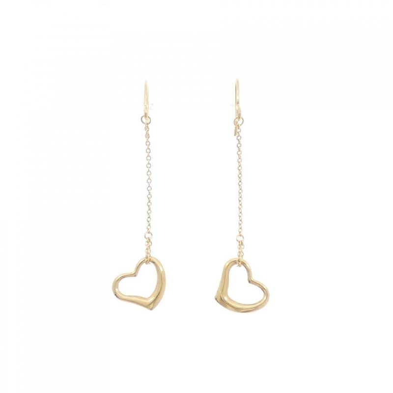 K18YG Bông tai hình trái tim - Hàng hiệu Chính hãng 868592